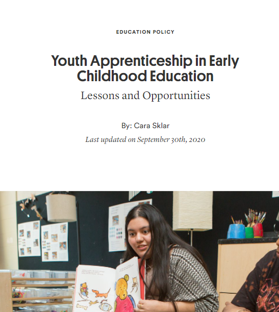 Youth Apprenticeship in Early Childhood Education