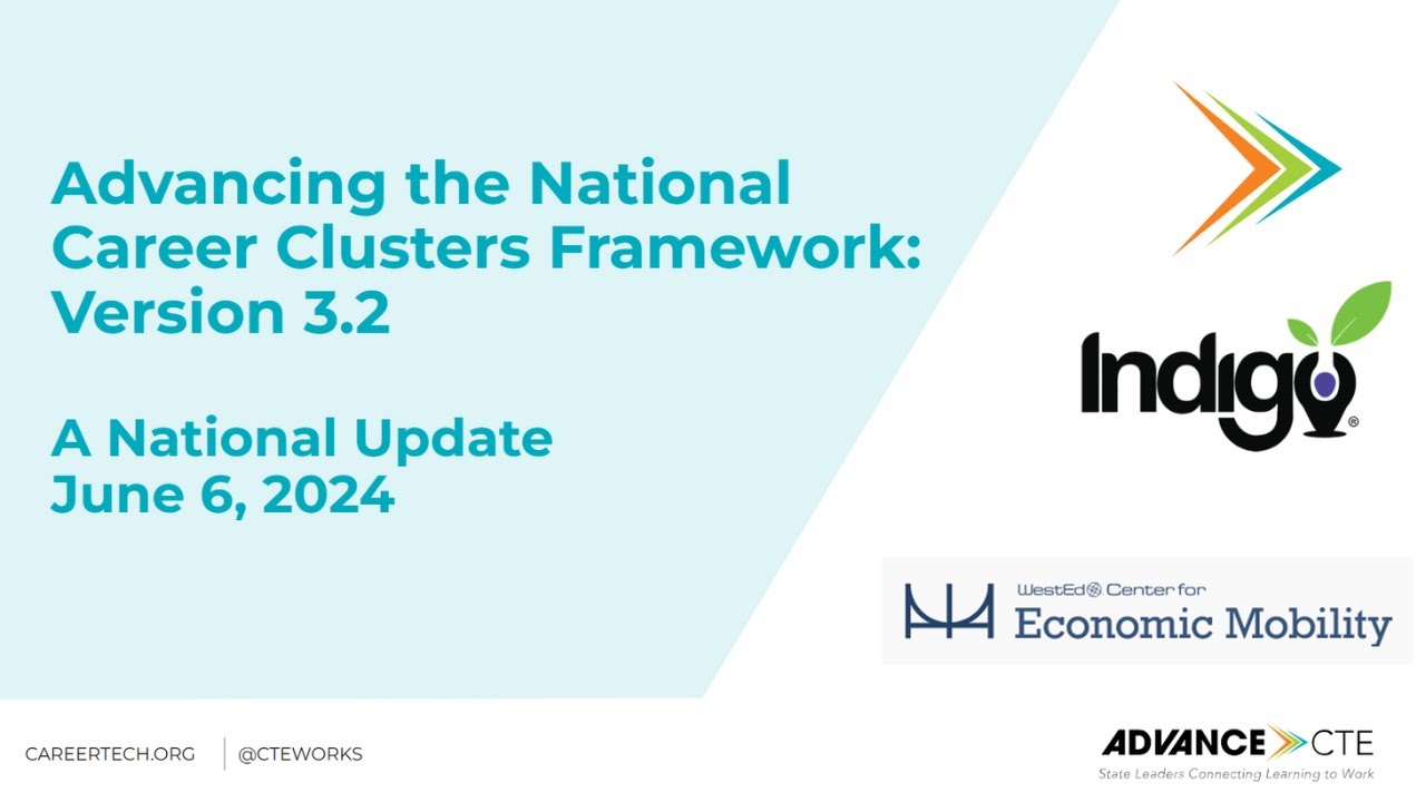 [Webinar] Advancing the Framework: A National Career Clusters Framework Update