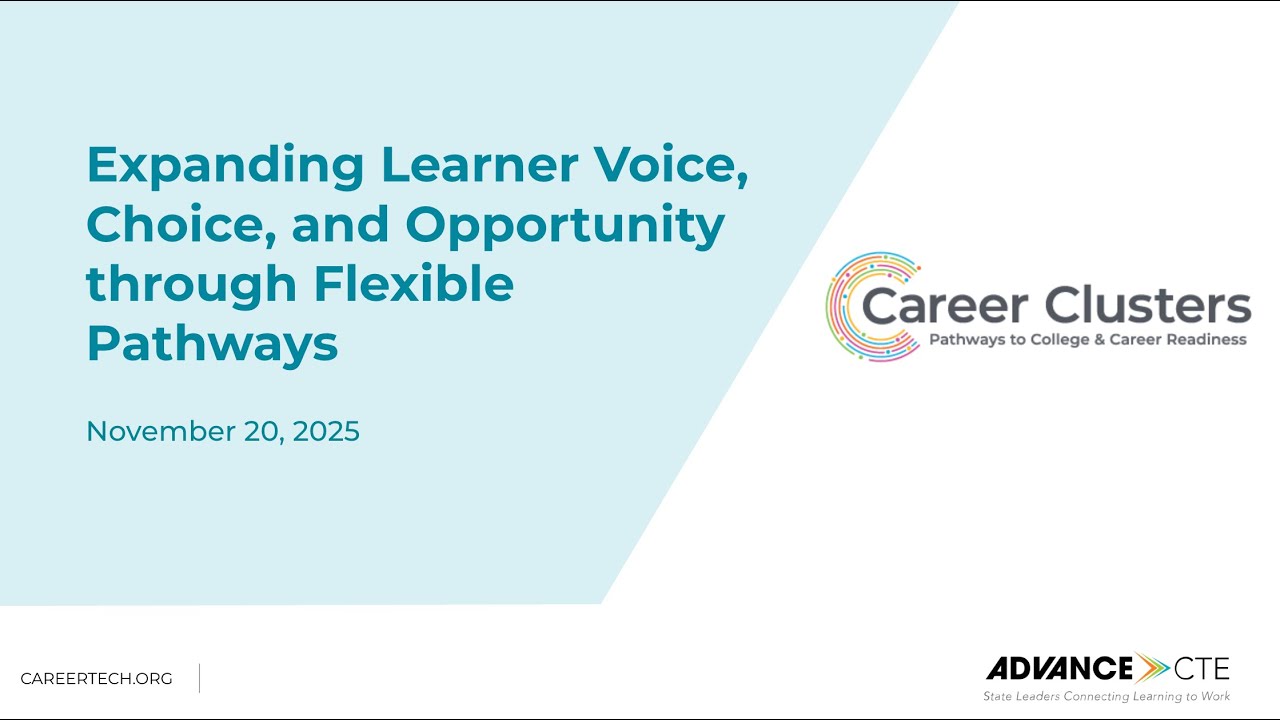 [Webinar] Expanding Learner Voice, Choice, and Opportunity through Flexible Pathways