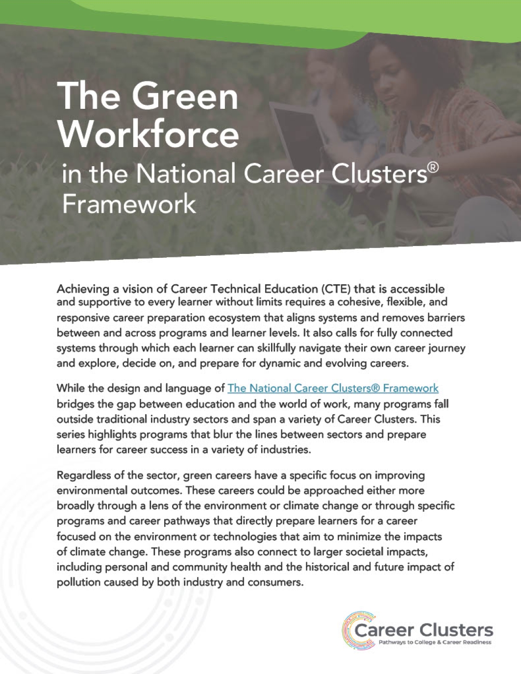 Green Workforce Career Clusters